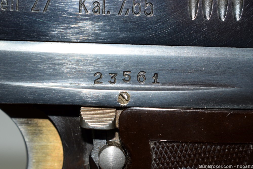Fine Czech CZ27 Semi Auto Pistol 32 ACP  Marked Early Occupation C&R-img-29