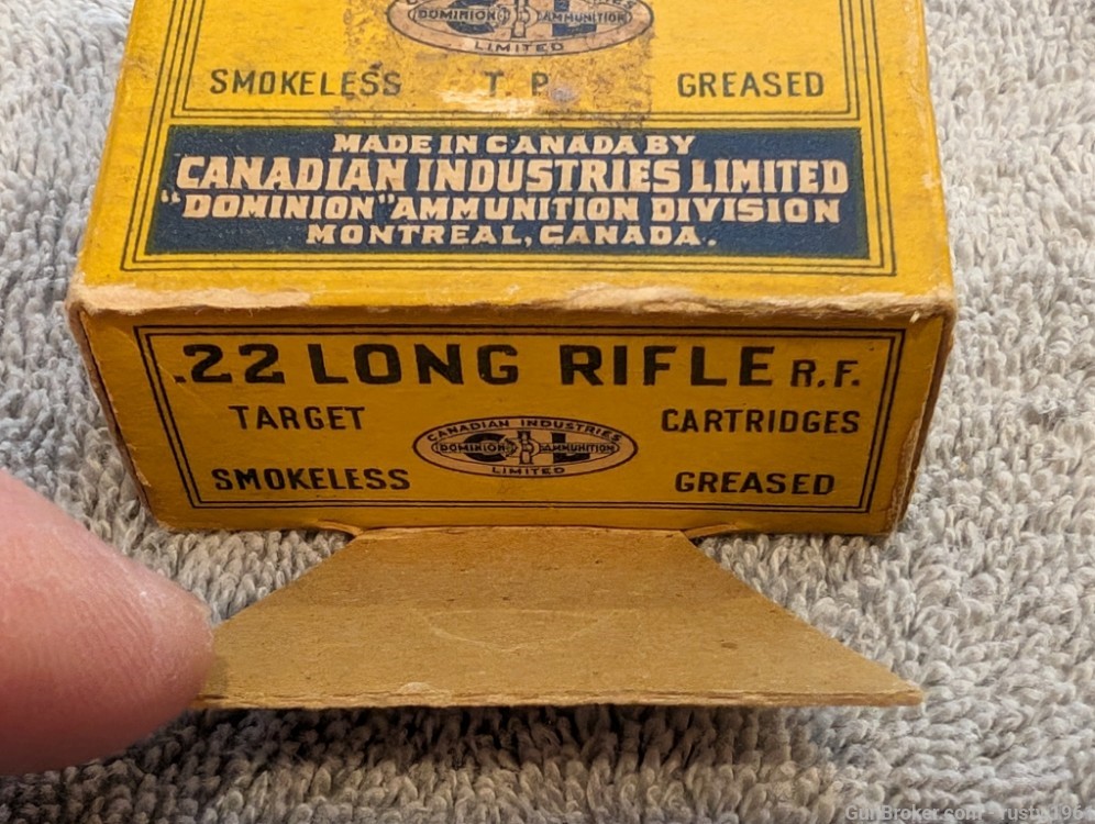 Vintage collectible 22 LR CIL Dominion Canada-img-9