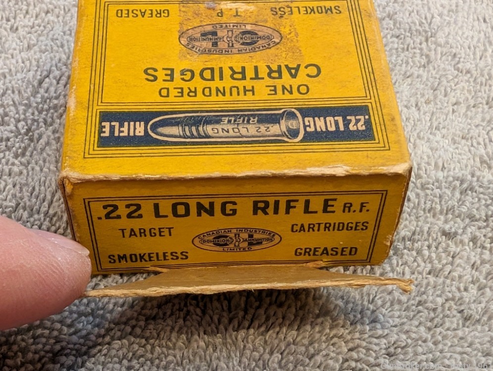Vintage collectible 22 LR CIL Dominion Canada-img-7