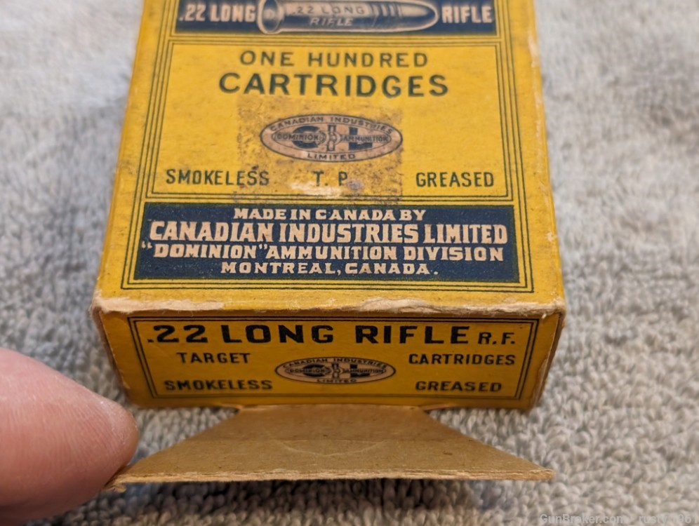 Vintage collectible 22 LR CIL Dominion Canada-img-8
