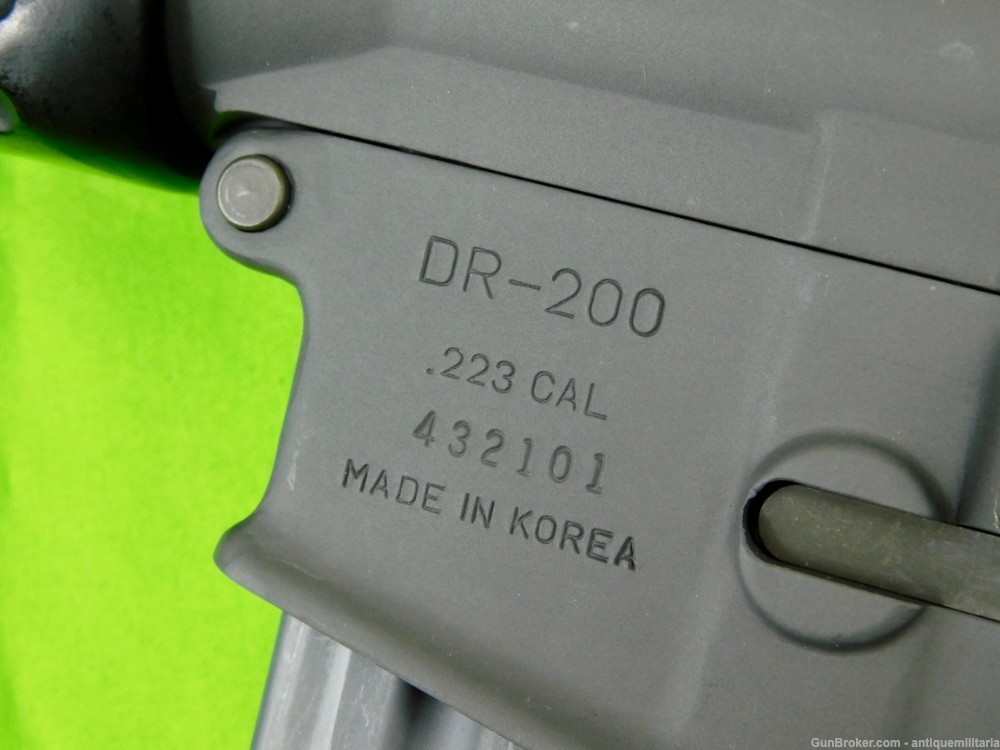 Daewoo DR 200 South Korean AR15 .223 Rifle-img-2
