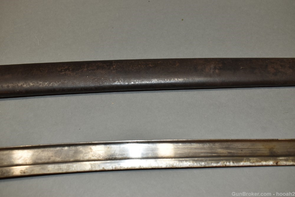 French Model 1866 Chassepot Sword Bayonet W Scabbard-img-2