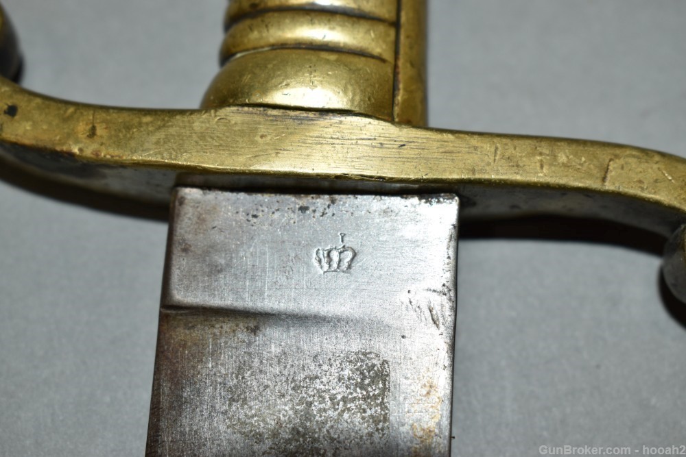 Scarce Prussian Model 1845 Faschinenmesser Short Sword W Scabbard-img-11