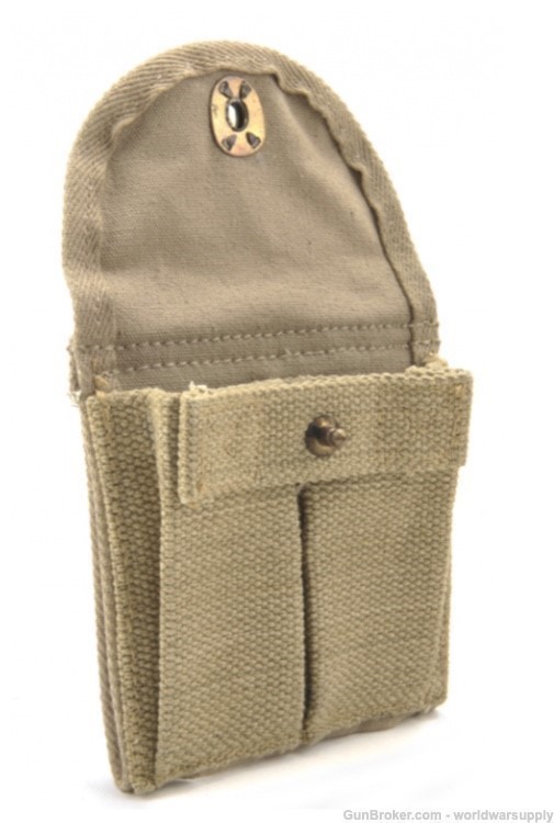 M1 Carbine Buttstock Type Pouch Khaki Dated 1942-img-2