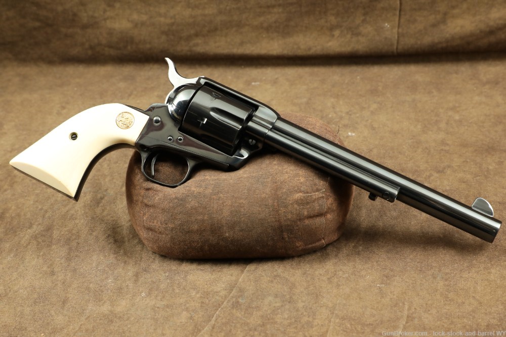 Colt 3rd Gen Single Action Army SAA 44-40 7.5” Revolver 1978 W/ Box Vintage-img-2