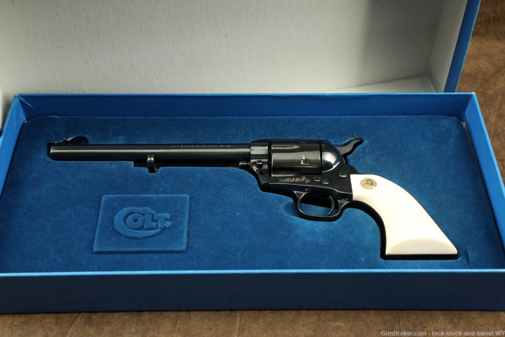 Colt 3rd Gen Single Action Army SAA 44-40 7.5” Revolver 1978 W/ Box Vintage-img-26