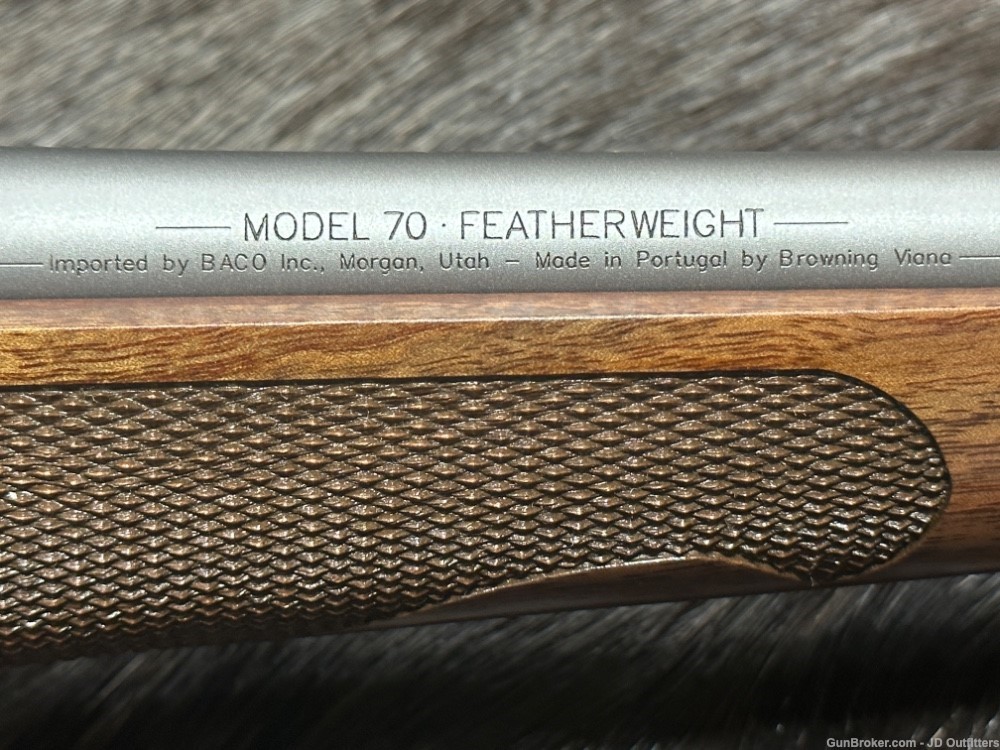 FREE SAFARI, NEW WIN MODEL 70 STAINLESS STEEL FEATHERWEIGHT 6.5 CREED 22"-img-6