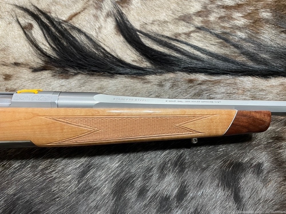 FREE SAFARI, NEW BROWNING X-BOLT WHITE GOLD MEDALLION MAPLE 280 ACKLEY AI-img-4