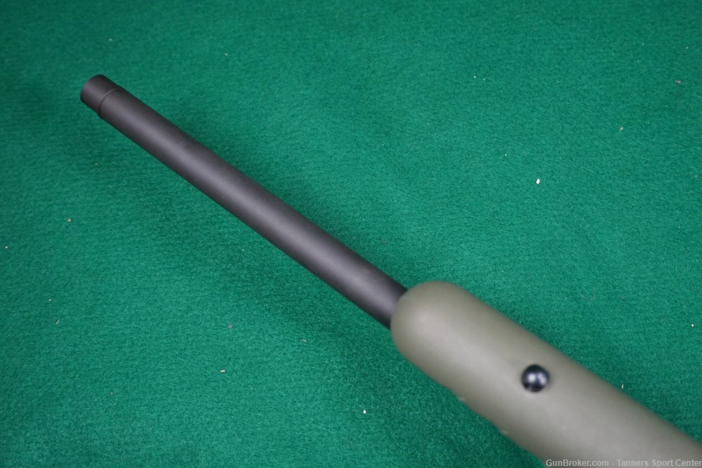 Ruger American 308 308win 18" OD Green Stock w. Vortex Crossfire 3-9x Scope-img-28
