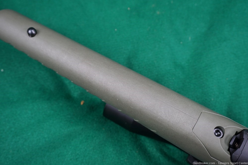 Ruger American 308 308win 18" OD Green Stock w. Vortex Crossfire 3-9x Scope-img-27