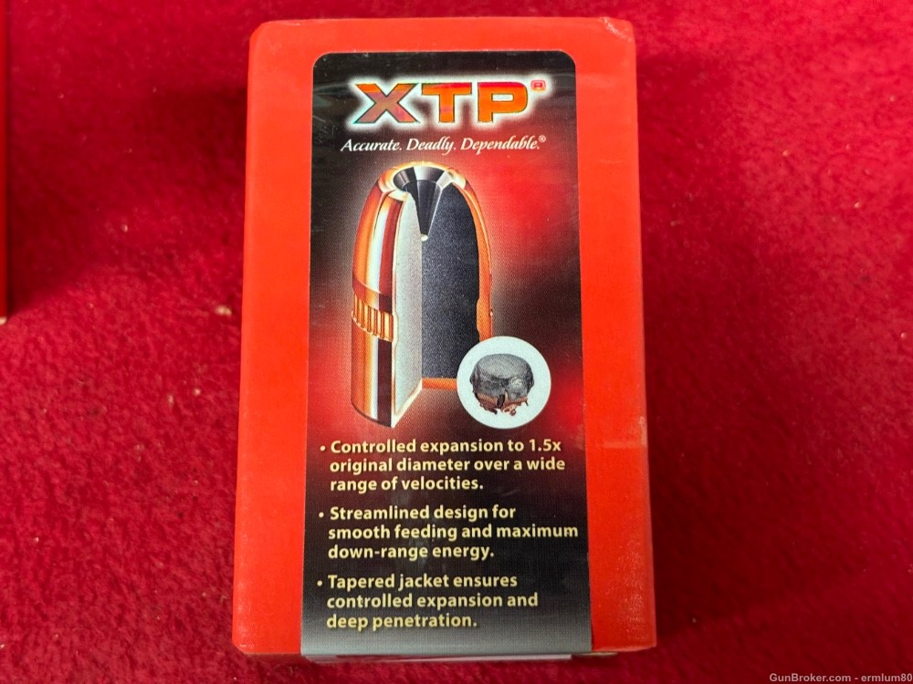 Hornady XTP 38 CAL .357" 180 GR. #35771 Reloading Bullets (550 bullets)-img-5