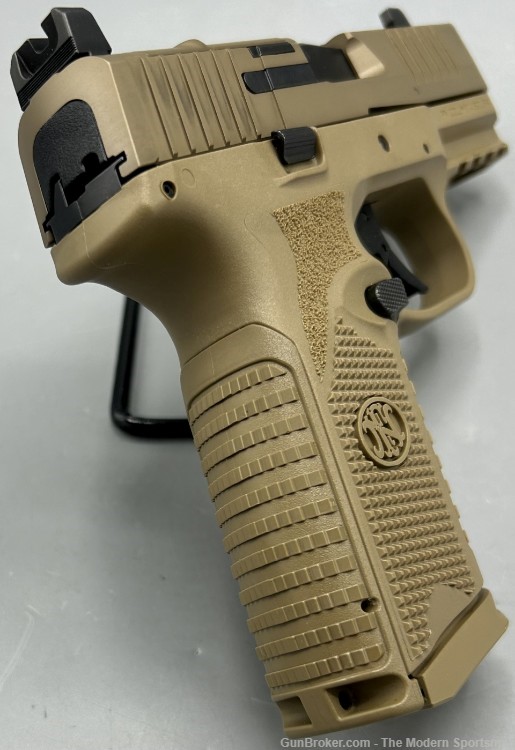 FN 509M MRD 9mm Luger 4" FDE Optic Ready 15+1 FNH 509 Mid Size 9x19 -img-3
