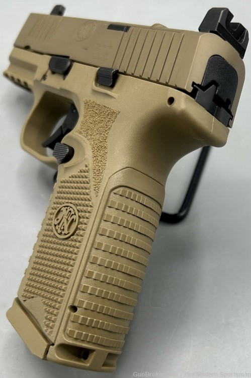 FN 509M MRD 9mm Luger 4" FDE Optic Ready 15+1 FNH 509 Mid Size 9x19 -img-2