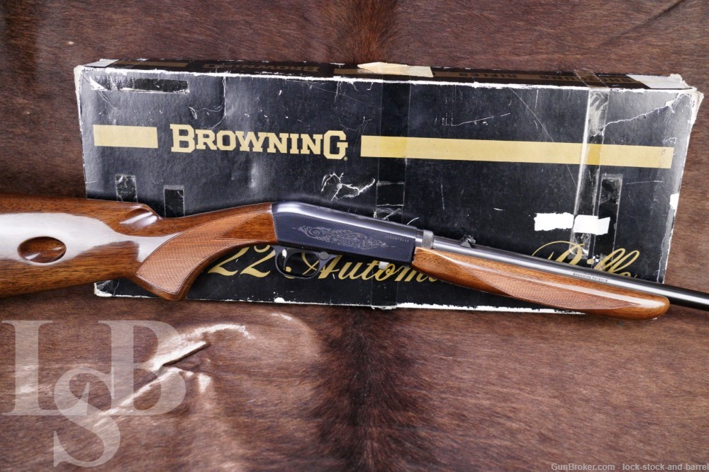 Browning Miroku Model SA22 SA-22 SA 22 LR 19 3/8" Semi Auto Rifle, MFD 1981-img-0