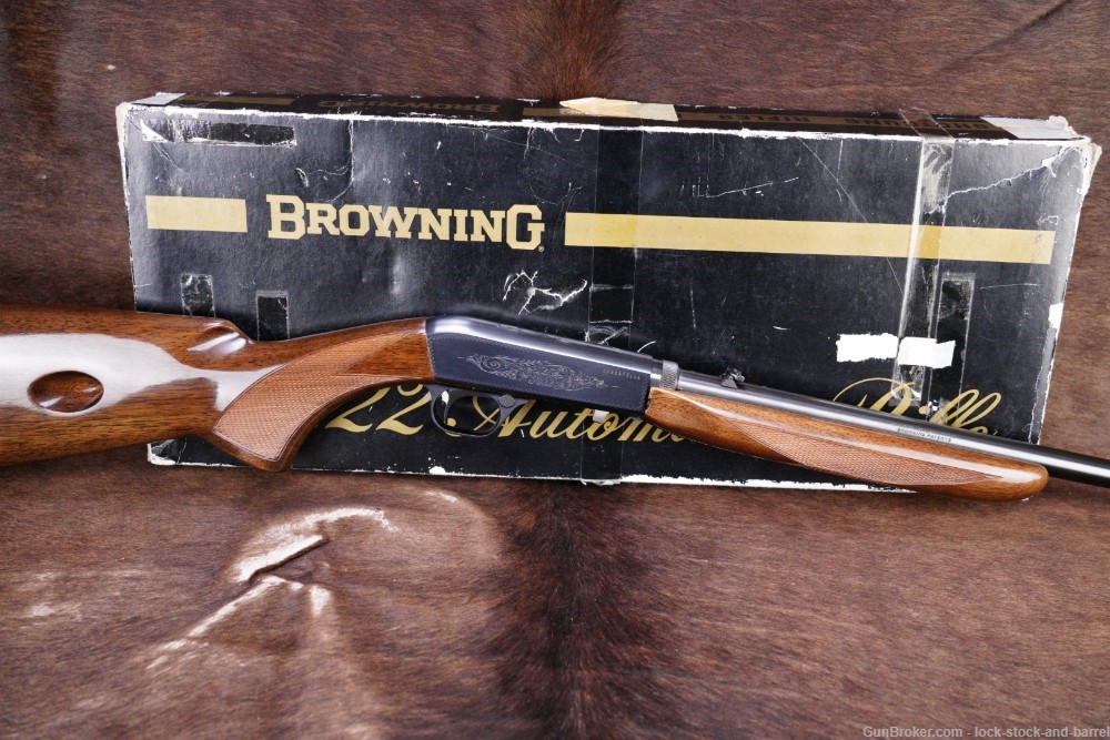 Browning Miroku Model SA22 SA-22 SA 22 LR 19 3/8" Semi Auto Rifle, MFD 1981-img-2