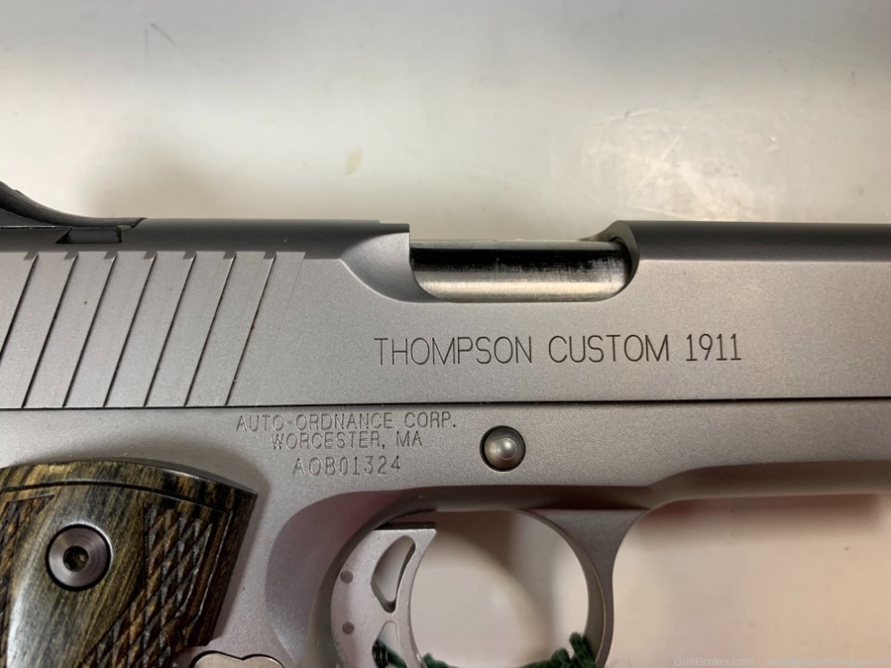 Auto-Ordnance Thompson Custom 1911 45ACP Pistol W/case and other items-img-6