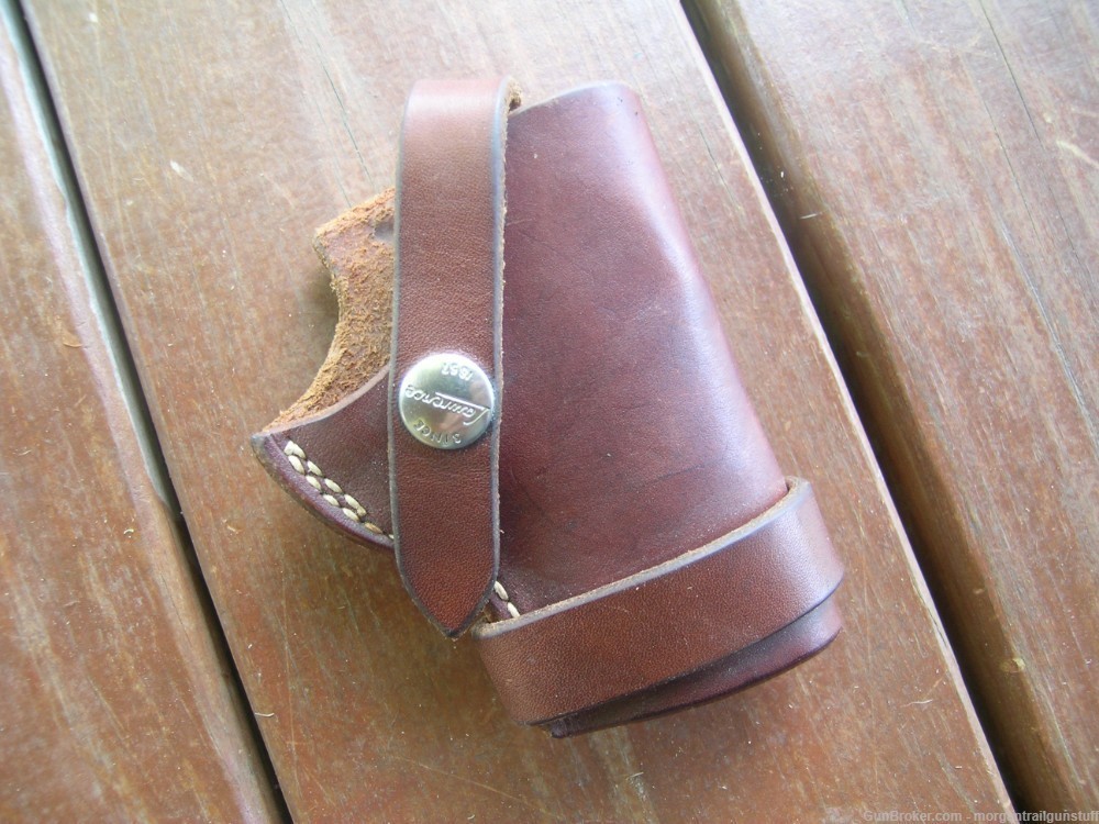 Geo Lawrence #1C-593 Leather Holster for Great Western Derringer-img-0