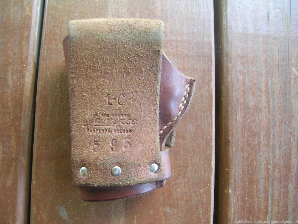 Geo Lawrence #1C-593 Leather Holster for Great Western Derringer-img-4