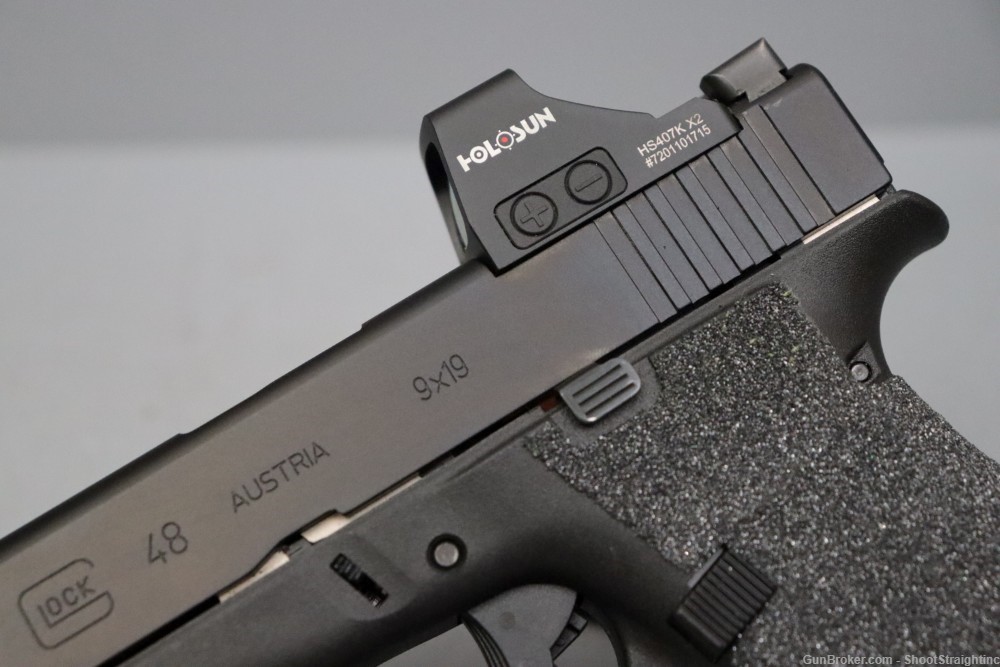 Glock G43X/G48 MOS Slide 9mm 4.17" w/Holosun & case-img-7