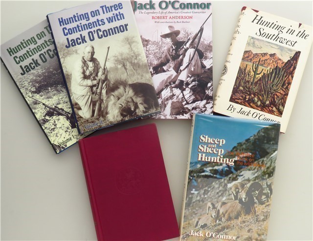 Six Jack O'Connor books, Sheep, Rockies, Desert-img-0