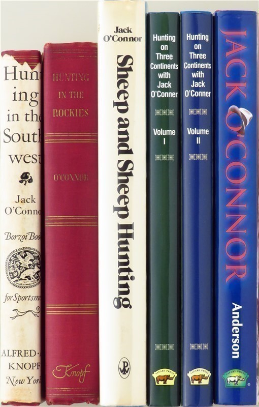 Six Jack O'Connor books, Sheep, Rockies, Desert-img-1