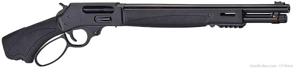 Henry H018XAH410 Axe 5+1 15.14" 410 Bore Blued Steel Barrel, Blued Drilled -img-0