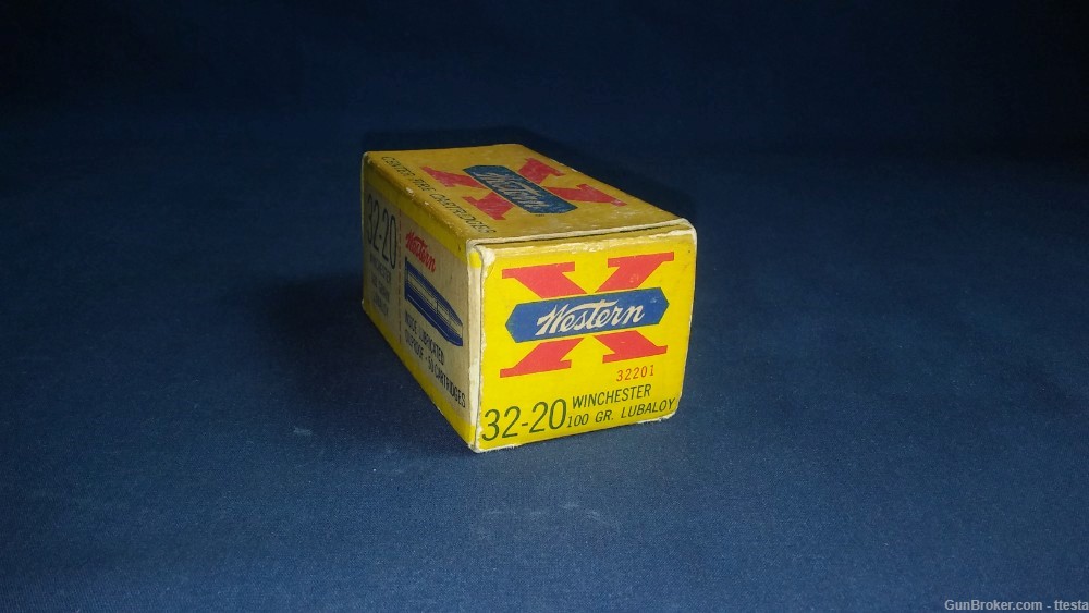1 Box, 47 Rounds Western Super-X 32-20 Winchester 32 WCF 100 Grain Lubaloy-img-3