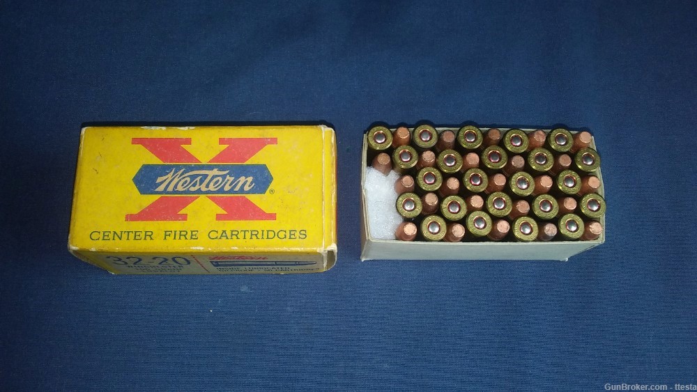 1 Box, 47 Rounds Western Super-X 32-20 Winchester 32 WCF 100 Grain Lubaloy-img-7