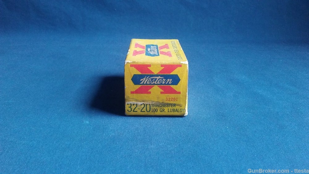 1 Box, 47 Rounds Western Super-X 32-20 Winchester 32 WCF 100 Grain Lubaloy-img-20
