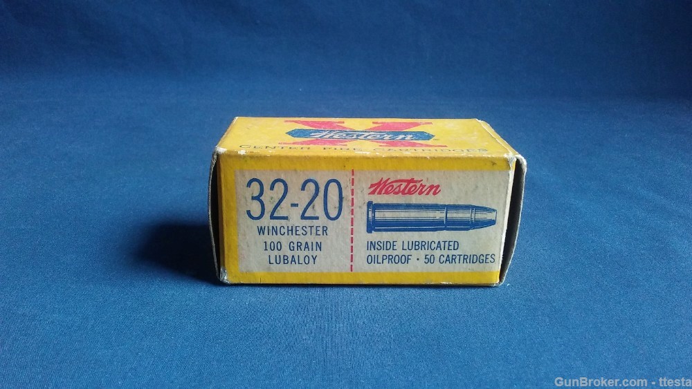 1 Box, 47 Rounds Western Super-X 32-20 Winchester 32 WCF 100 Grain Lubaloy-img-17