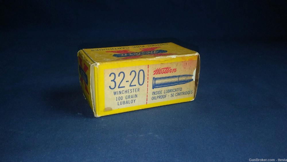 1 Box, 47 Rounds Western Super-X 32-20 Winchester 32 WCF 100 Grain Lubaloy-img-4
