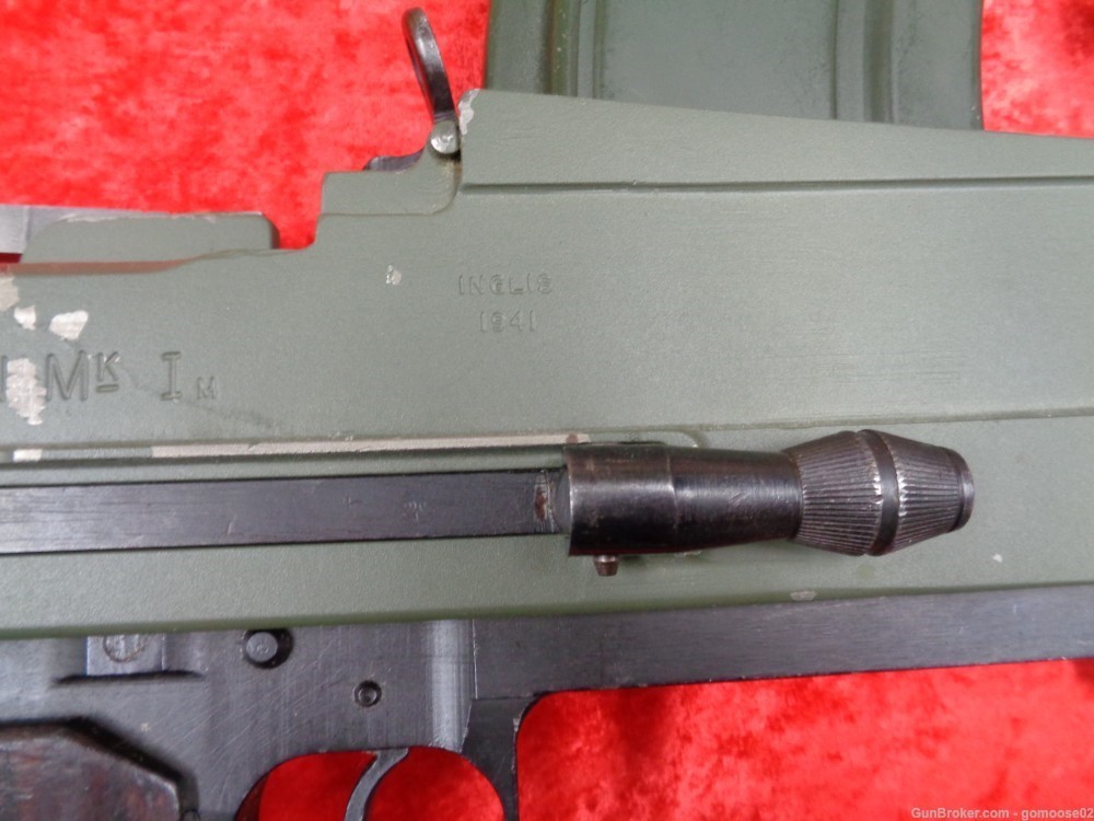 1941 Inglis BREN MK I Light Machine Gun Parts Kit Display Rifle Non Firing-img-4
