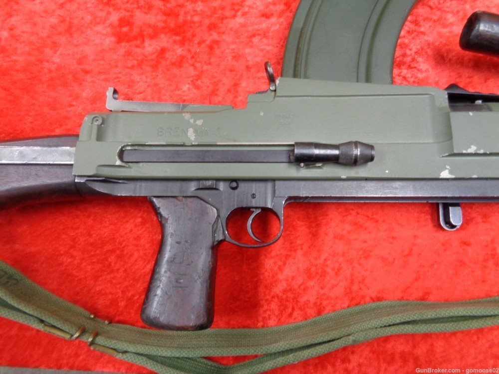 1941 Inglis BREN MK I Light Machine Gun Parts Kit Display Rifle Non Firing-img-2