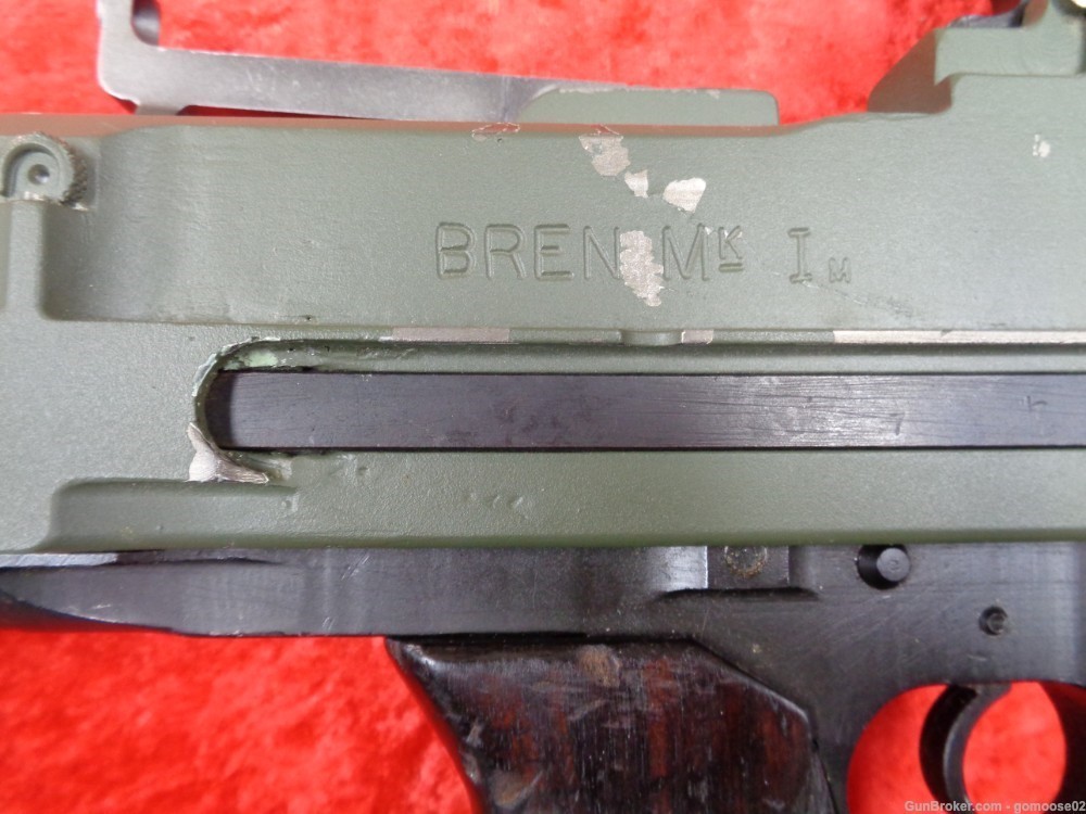 1941 Inglis BREN MK I Light Machine Gun Parts Kit Display Rifle Non Firing-img-3