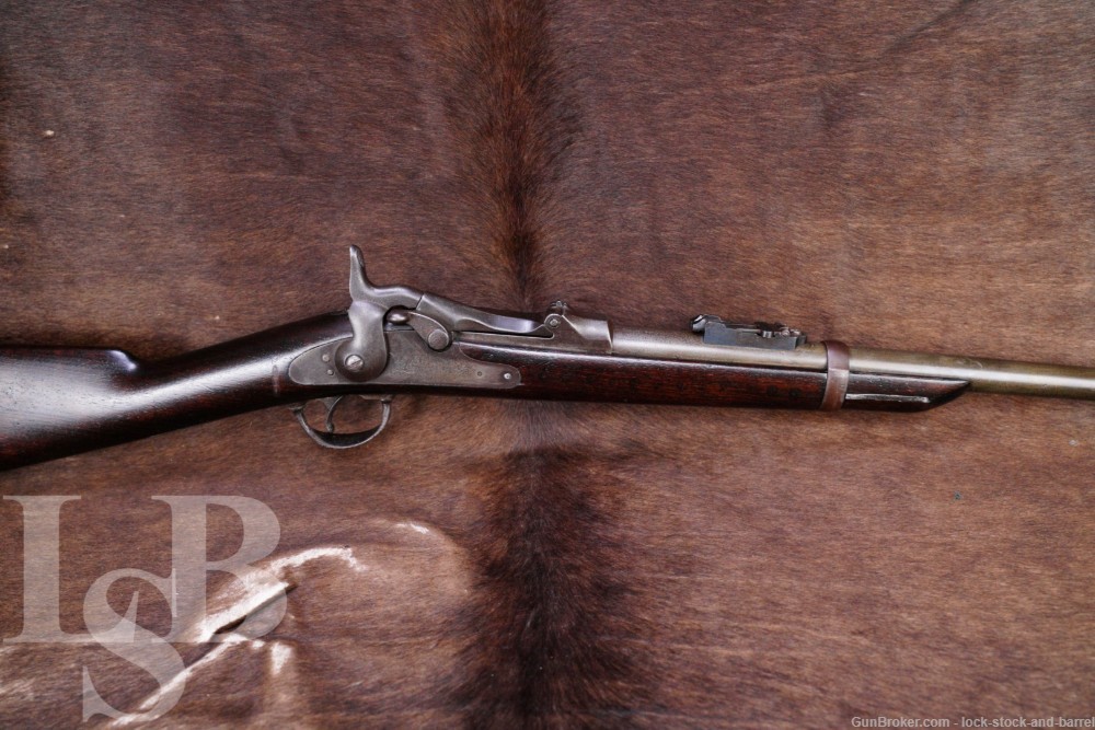 U.S. Springfield 1884 Trapdoor Carbine Conversion .45-70 Govt Antique -img-0