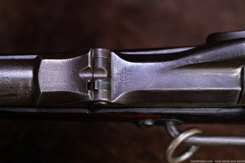 U.S. Springfield 1884 Trapdoor Carbine Conversion .45-70 Govt Antique -img-18