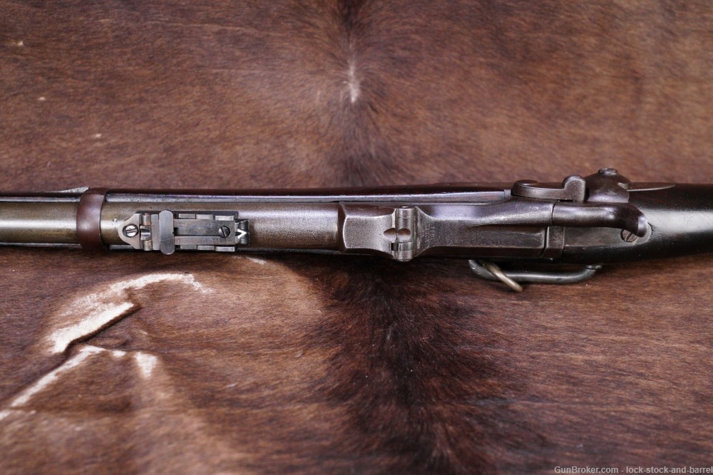 U.S. Springfield 1884 Trapdoor Carbine Conversion .45-70 Govt Antique -img-16