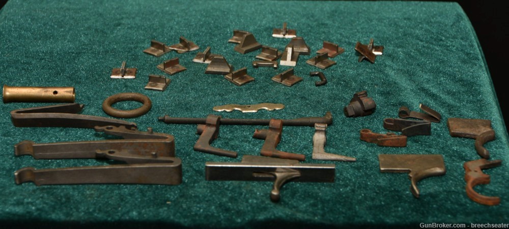 Muzzleloading Parts, Sights , "furniture" and Hardware  about 175 pieces-img-2