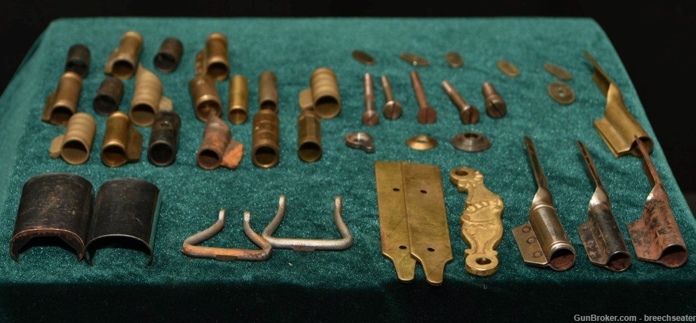 Muzzleloading Parts, Sights , "furniture" and Hardware  about 175 pieces-img-1
