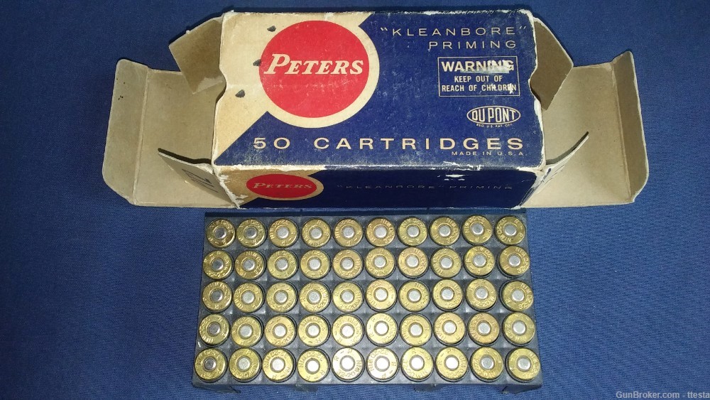1 Box, 50 Rounds Remington Peters 32-20 Winchester 32 WCF 100 Grain Lead-img-8