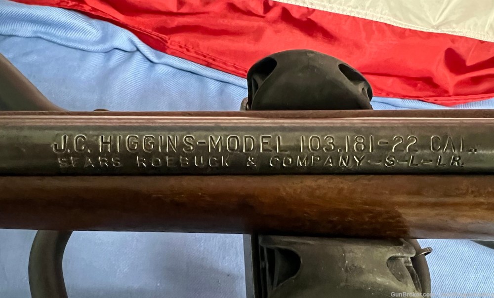 J.C. Higgins Model 101 Bolt Action Single Shot Rifle .22 S,L & LR-img-4