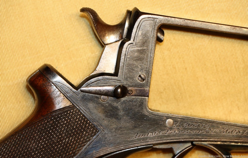 Rare & Fine Confederate Beaumont Adams Model 1854 Revolver-img-39
