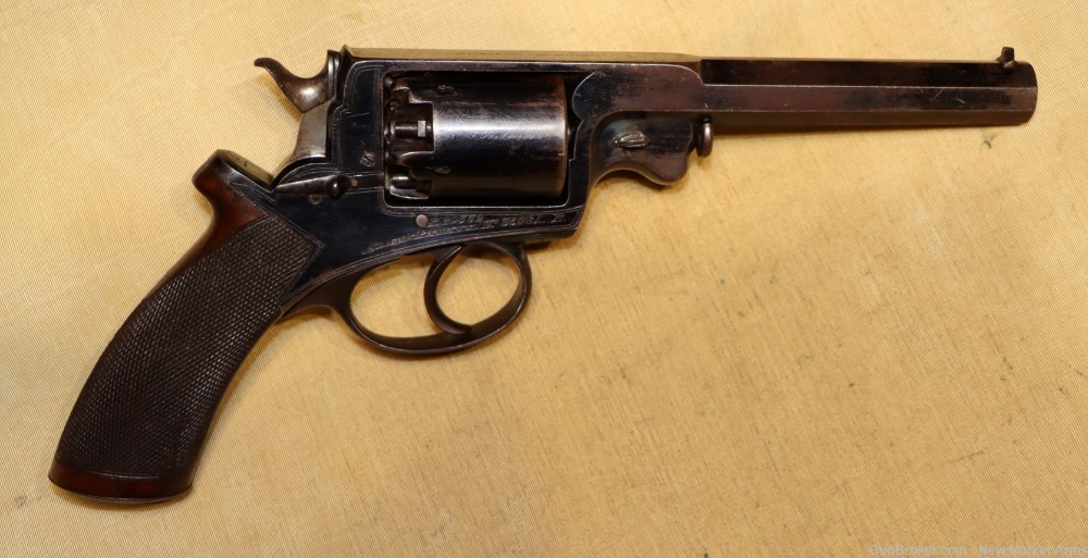 Rare & Fine Confederate Beaumont Adams Model 1854 Revolver-img-1