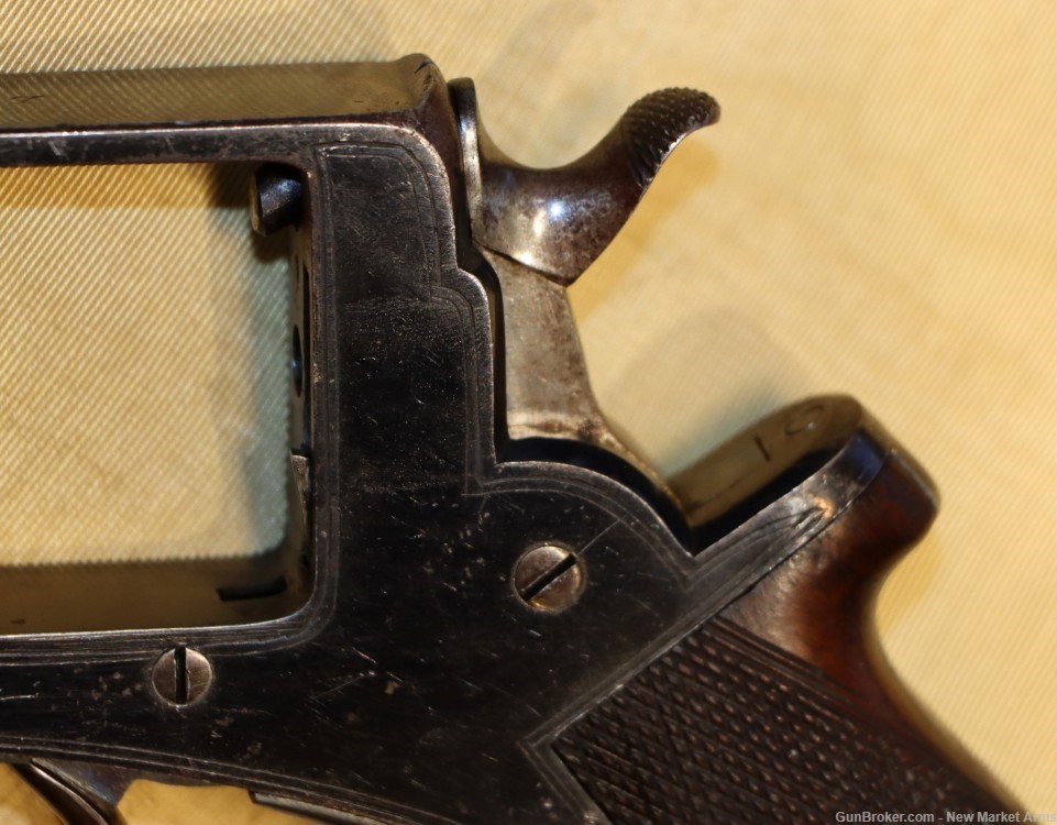 Rare & Fine Confederate Beaumont Adams Model 1854 Revolver-img-12