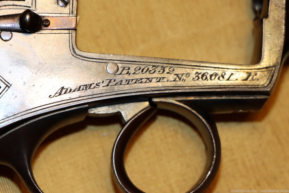 Rare & Fine Confederate Beaumont Adams Model 1854 Revolver-img-40