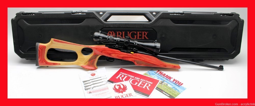 Ruger 10/22 Patriot Red White Blue Scope 22lr FREE SHIPPING W/BUY IT NOW!-img-0