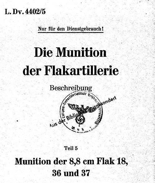 GERMAN 88 FLAK MANUAL LUFTWAFFE 2-img-0