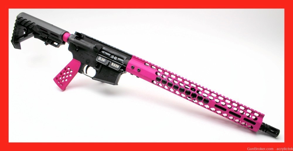  Barbie Pink Diamondback DB15 AR15 .223 5.56 NIB FREE SHIPPING W/BUY IT NOW-img-0