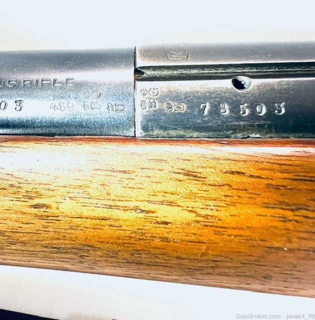 Mauser ES340 .22LR Single Shot Bolt Action Rifle W/Strap Wood/Blued-img-9