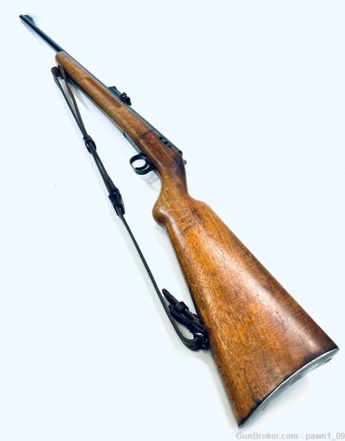 Mauser ES340 .22LR Single Shot Bolt Action Rifle W/Strap Wood/Blued-img-35
